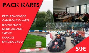 Pack total karts para despedidas en Logroño