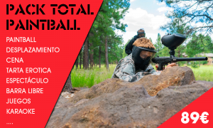 Pack total paintball despedidas en Logroño