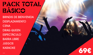 Pack total basico despedidas en Logroño