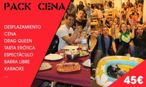 pack cena despedidas en Logroño